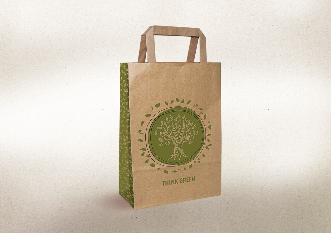 Τσάντες Χάρτινες OIL TREE small